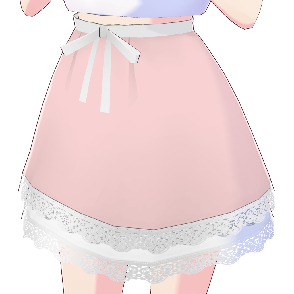 レイヤードレーススカート (ホワイトレース)