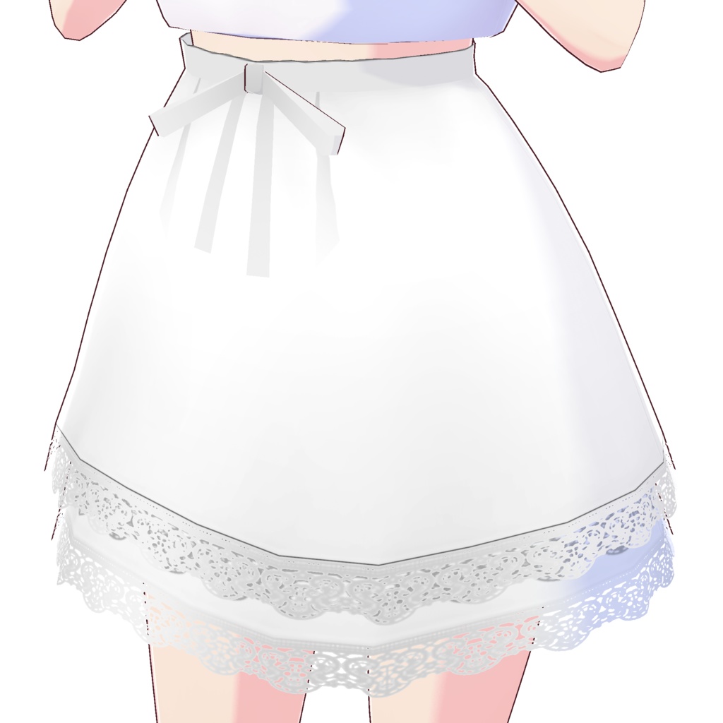 レイヤードレーススカート (ホワイトレース)