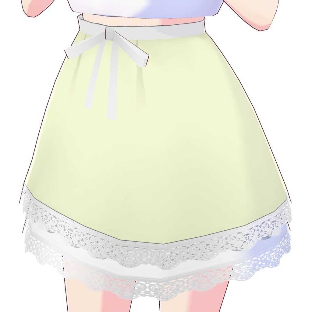 レイヤードレーススカート (ホワイトレース)