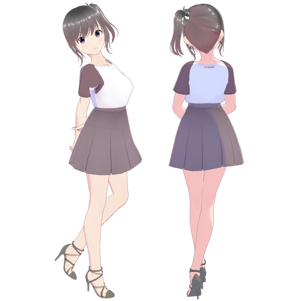 ボックスプリーツスカート A