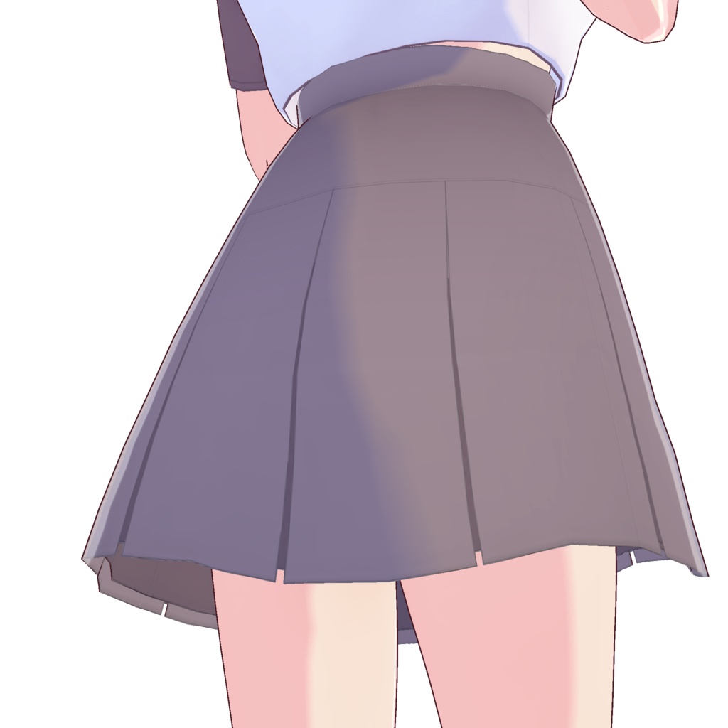 ボックスプリーツスカート A