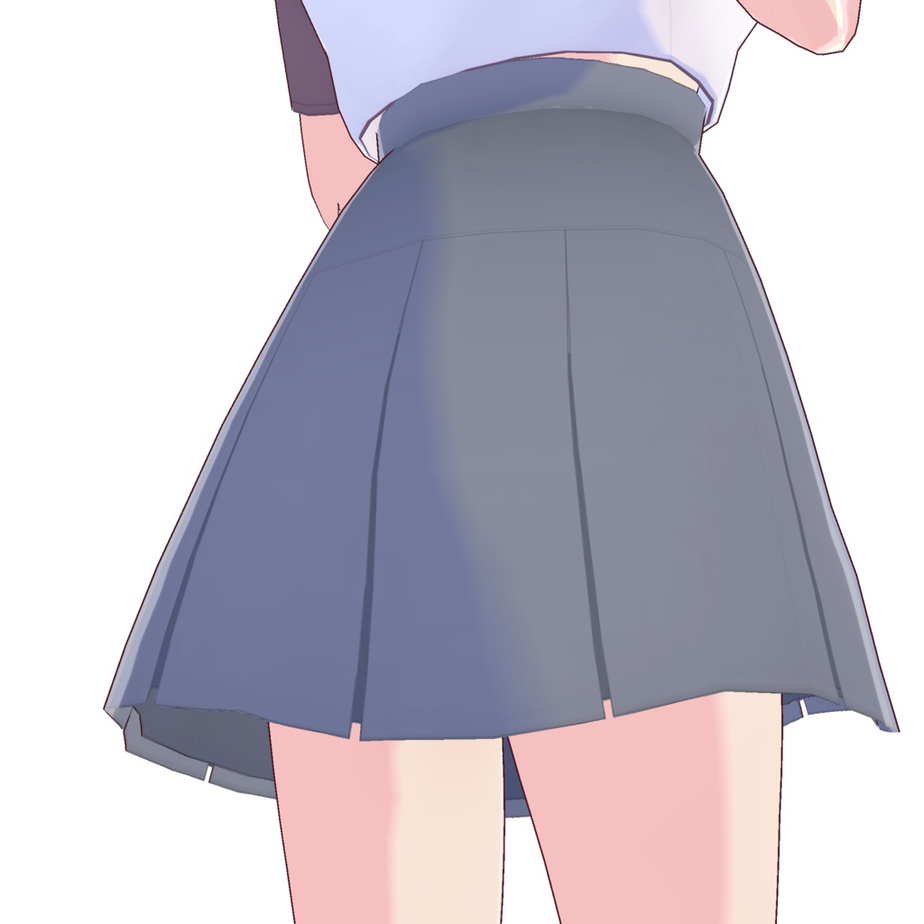 ボックスプリーツスカート A