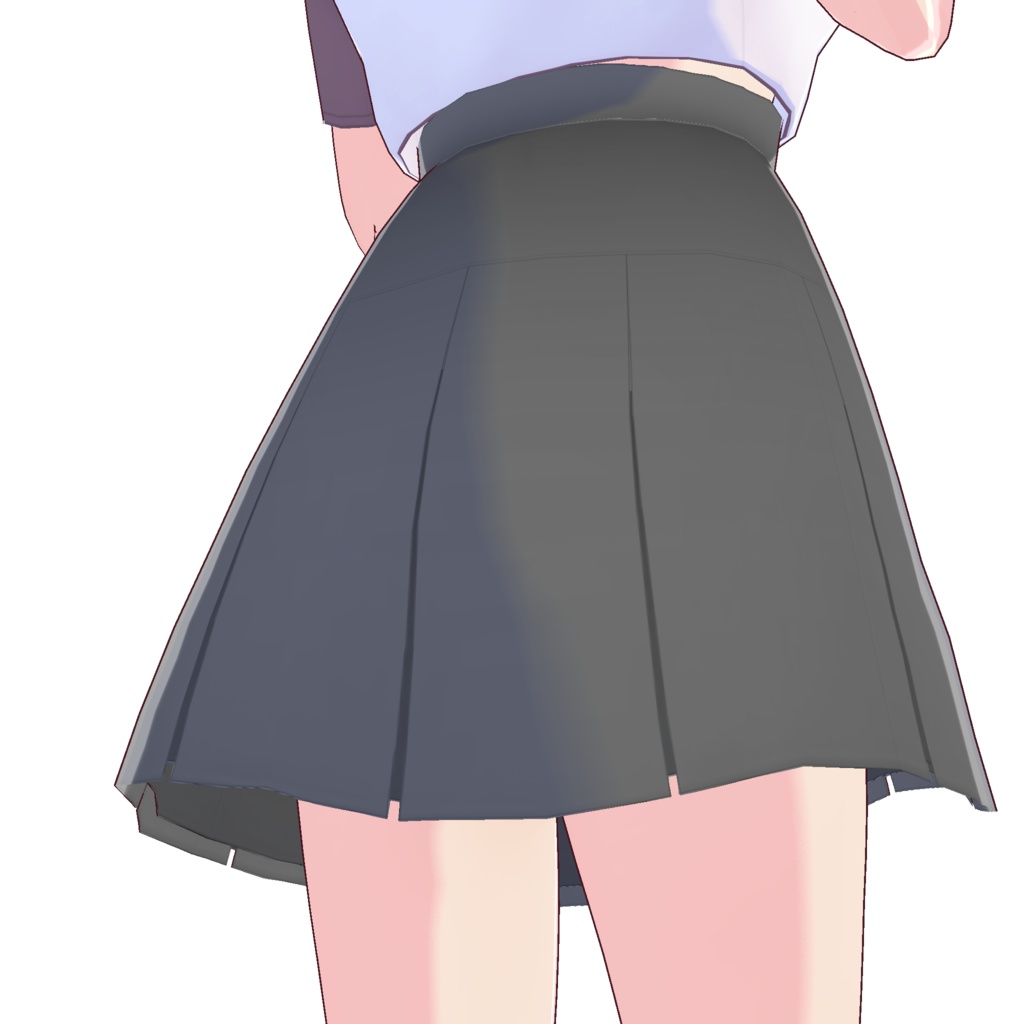 ボックスプリーツスカート A