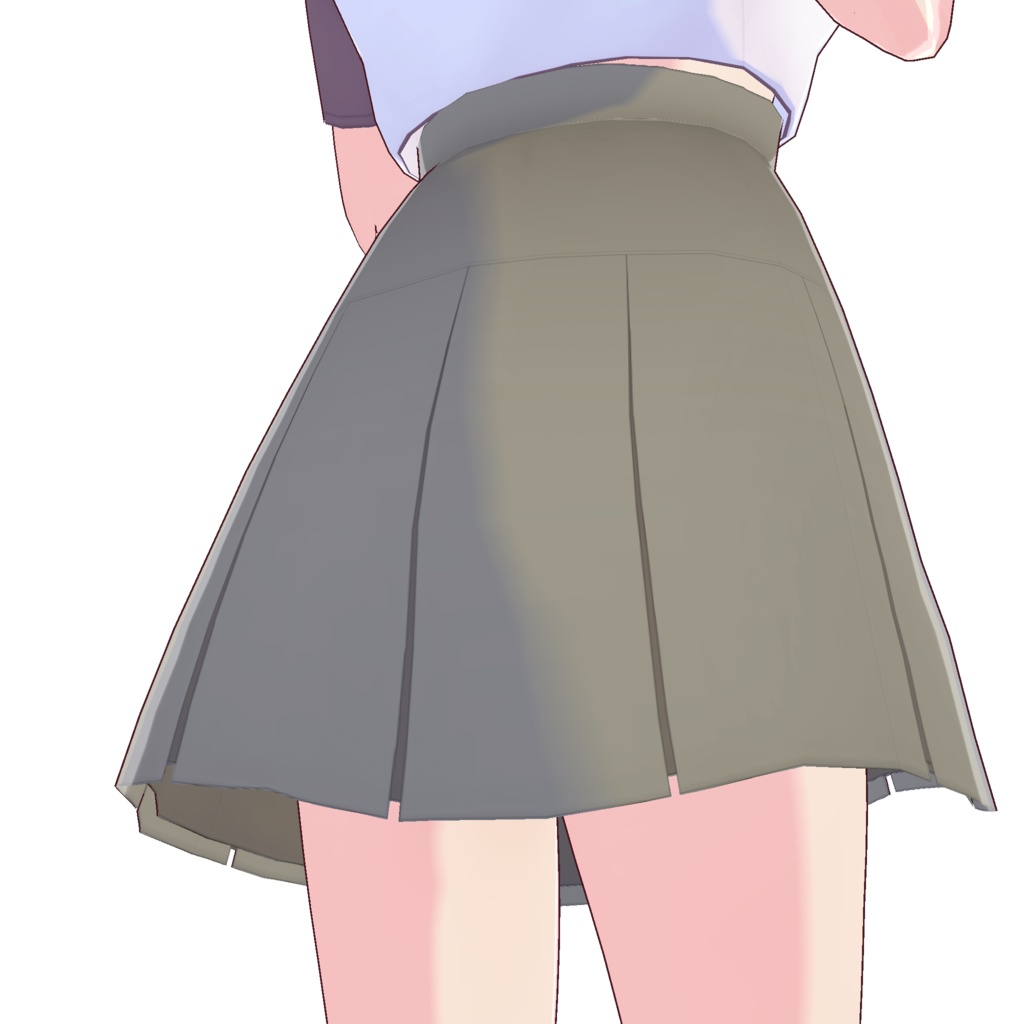 ボックスプリーツスカート A