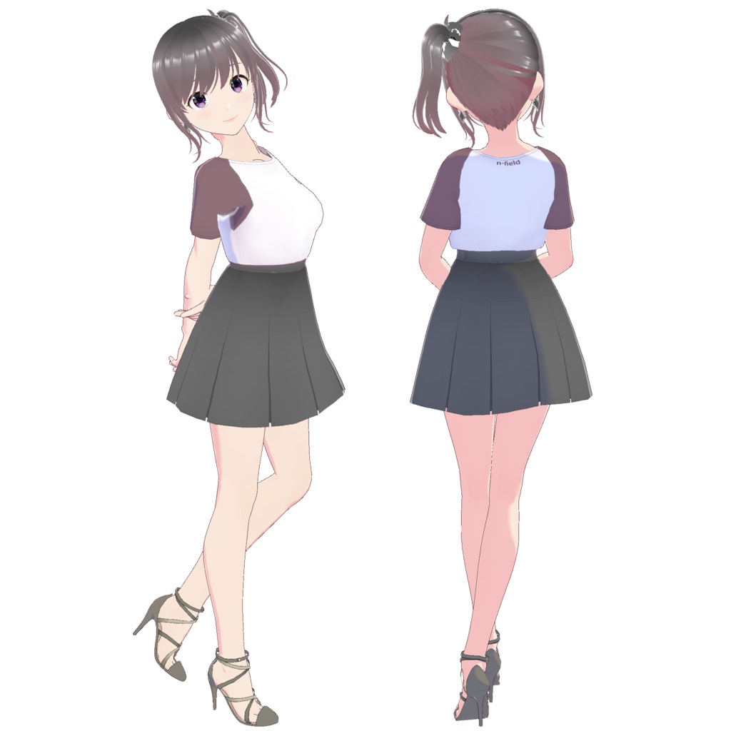 ボックスプリーツスカート A