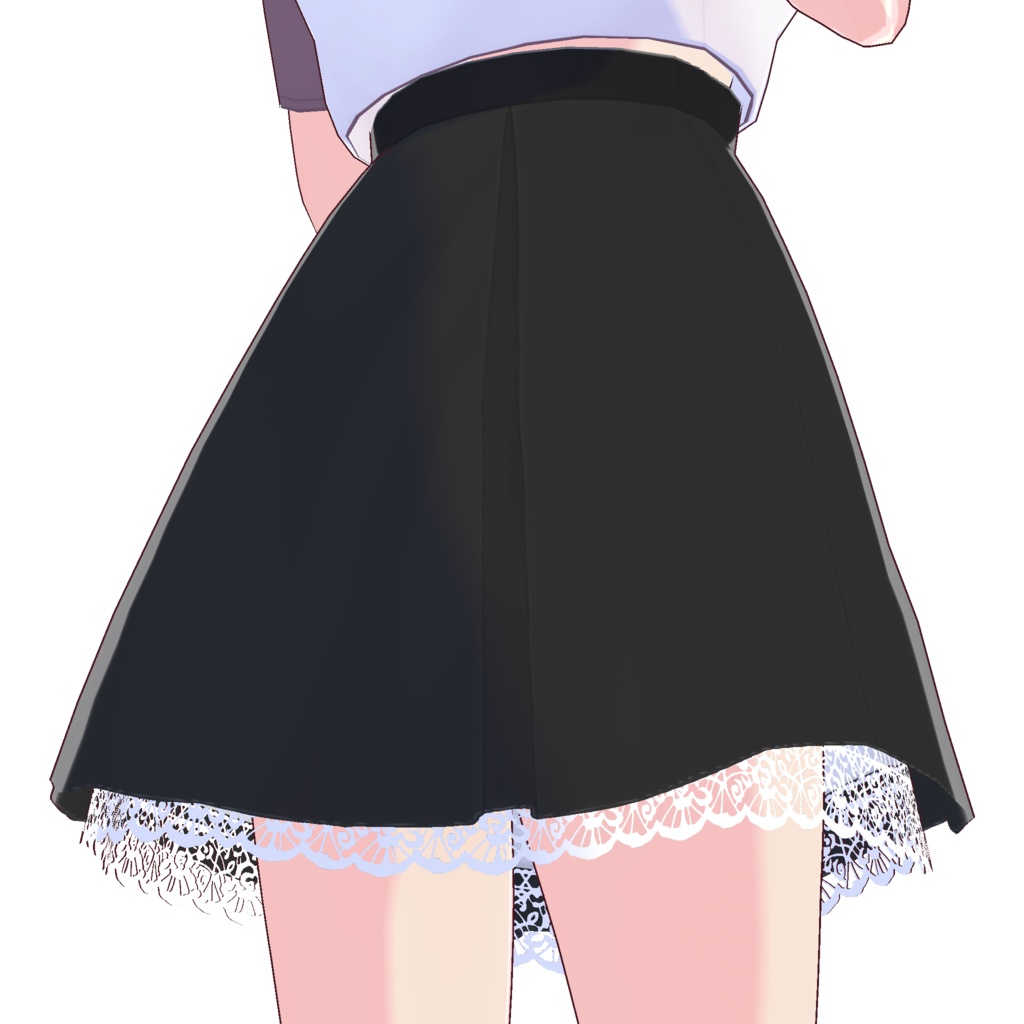 ボックスプリーツスカート B