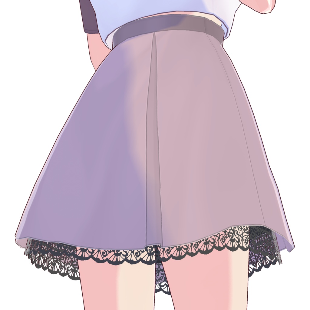 ボックスプリーツスカート B