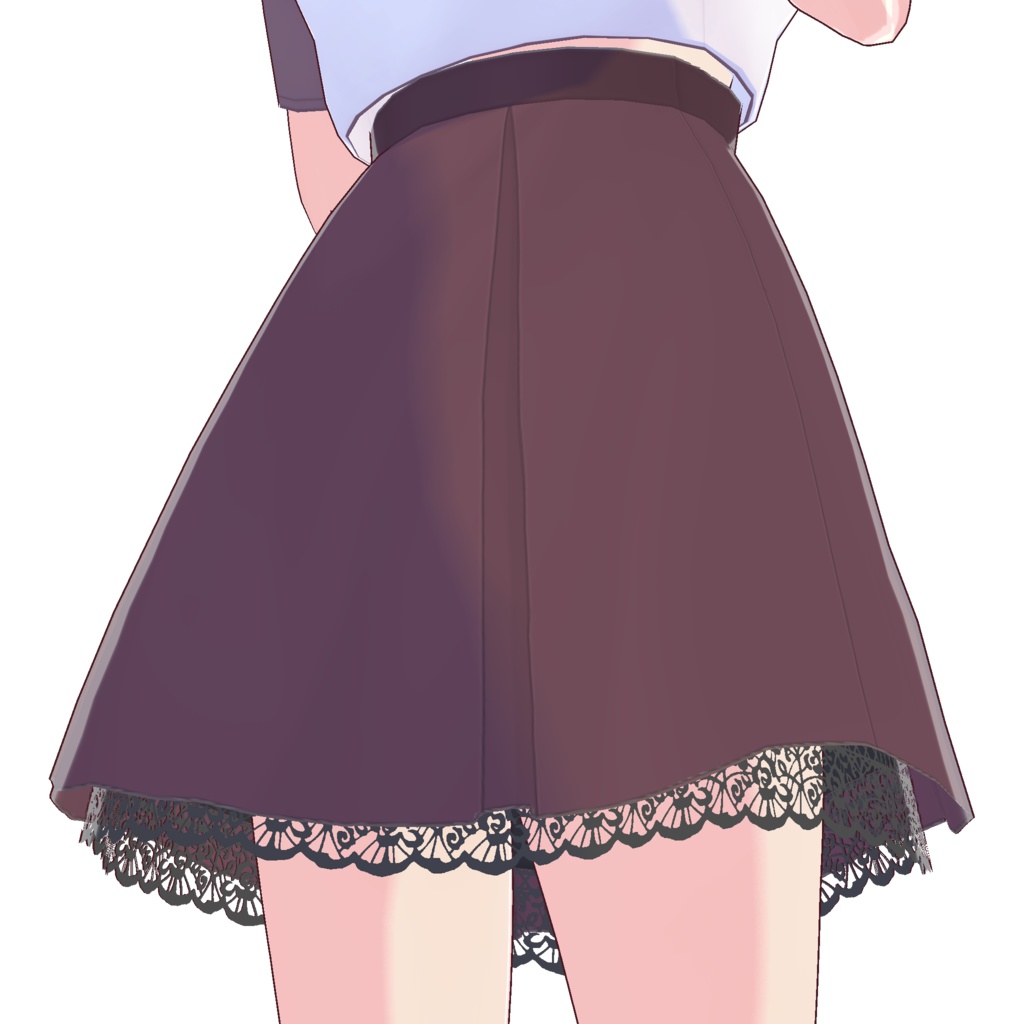 ボックスプリーツスカート B