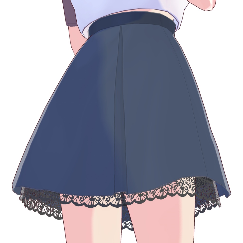 ボックスプリーツスカート B