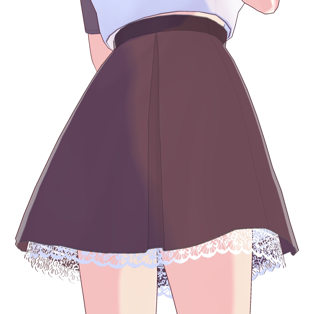 ボックスプリーツスカート B