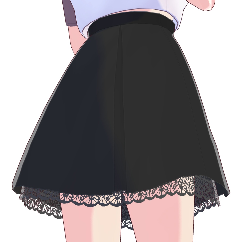 ボックスプリーツスカート B