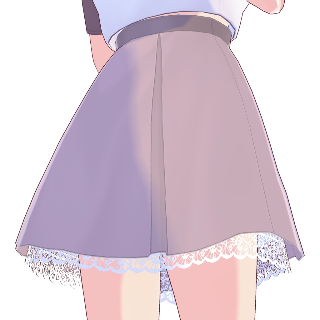 ボックスプリーツスカート B