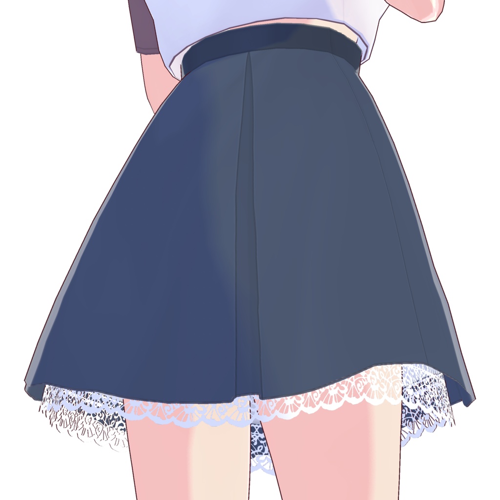 ボックスプリーツスカート B