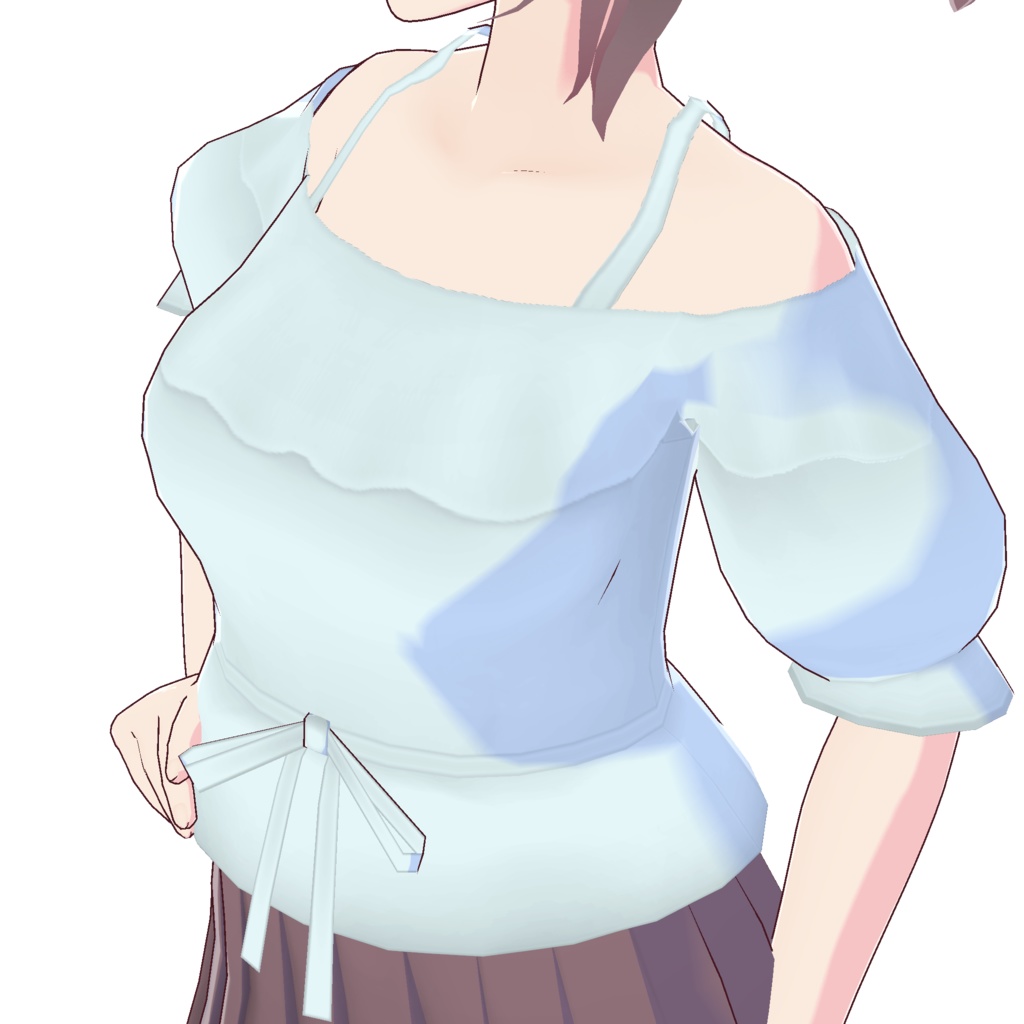 ペプラムオフショルダー