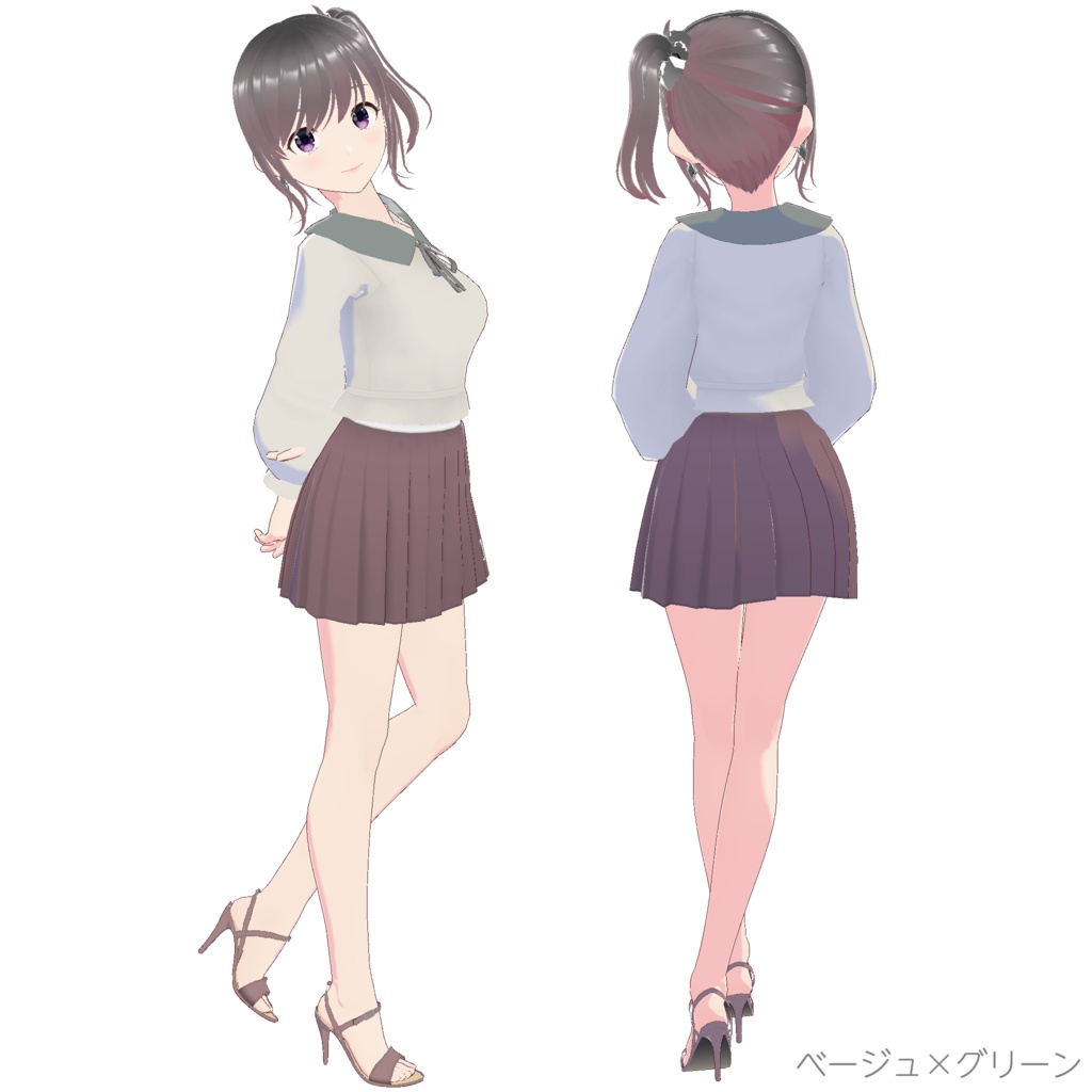 カラーブラウス