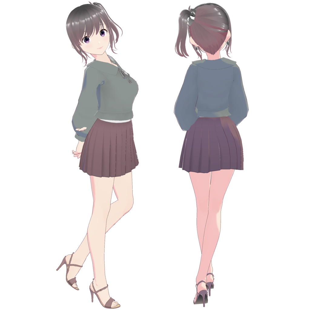 カラーブラウス