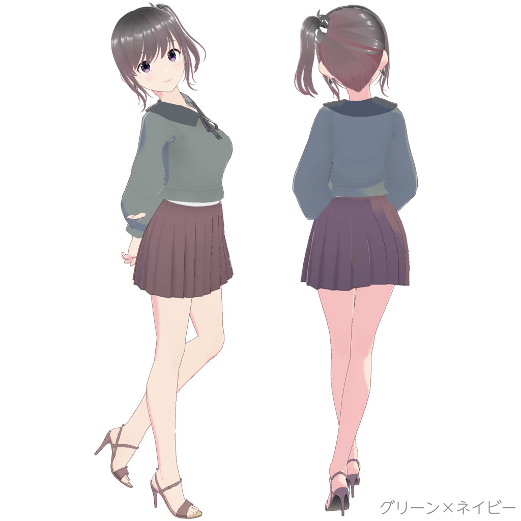 カラーブラウス