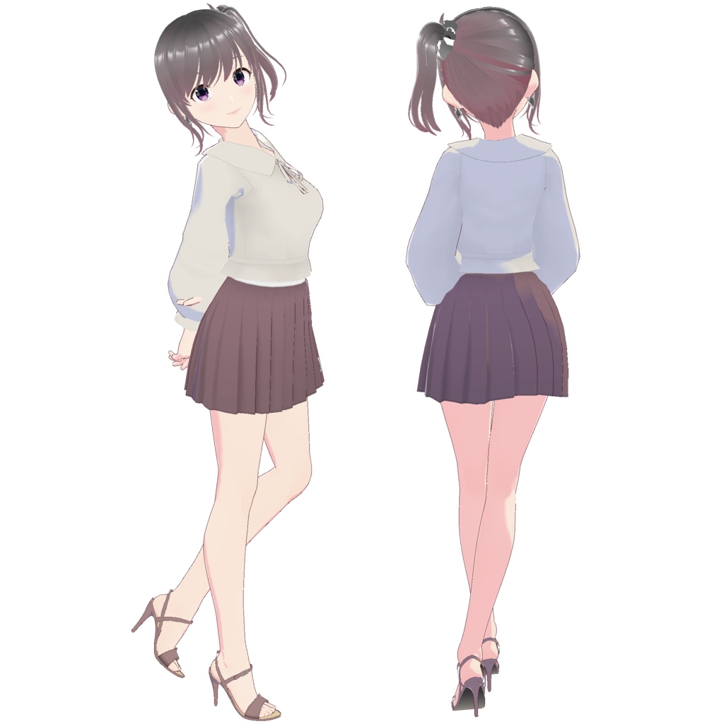 カラーブラウス