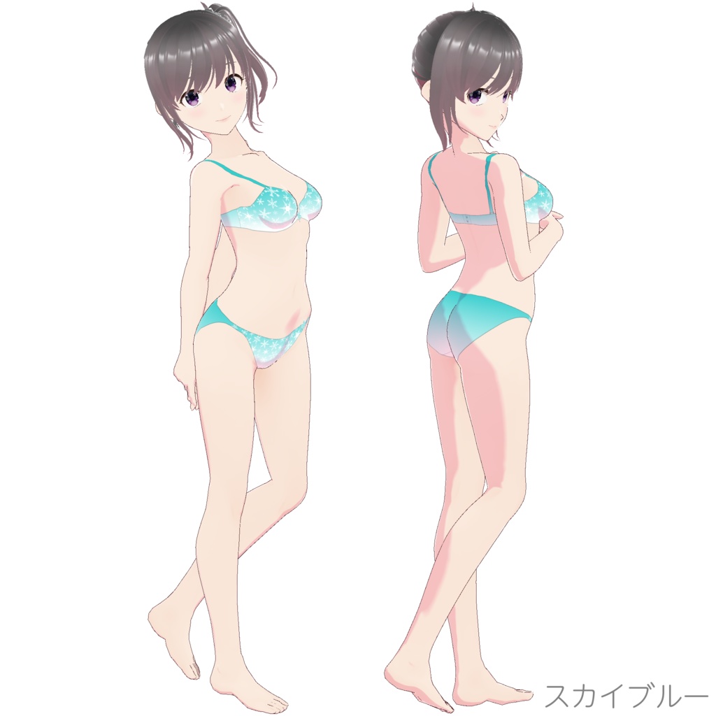 インナー (ブラ&ショーツ nf-1 "Snow")