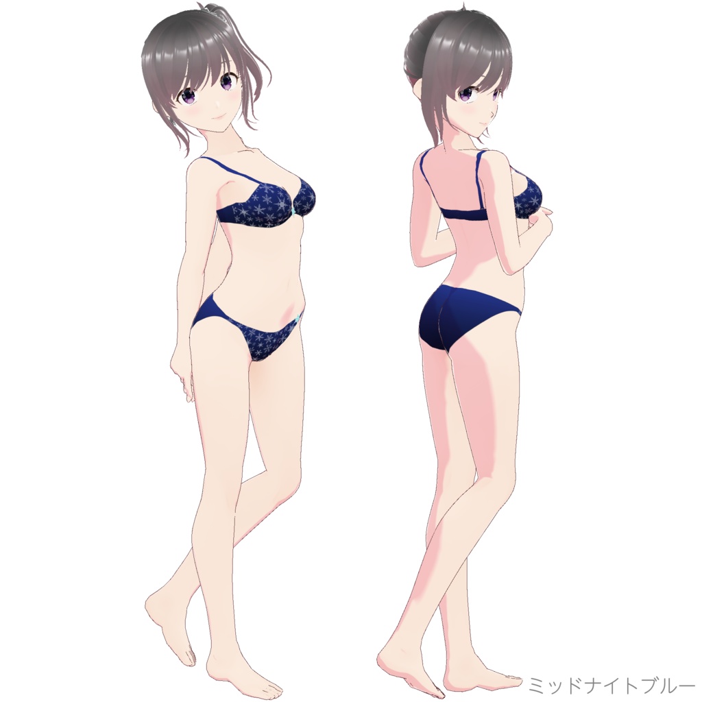 インナー (ブラ&ショーツ nf-1 "Snow")