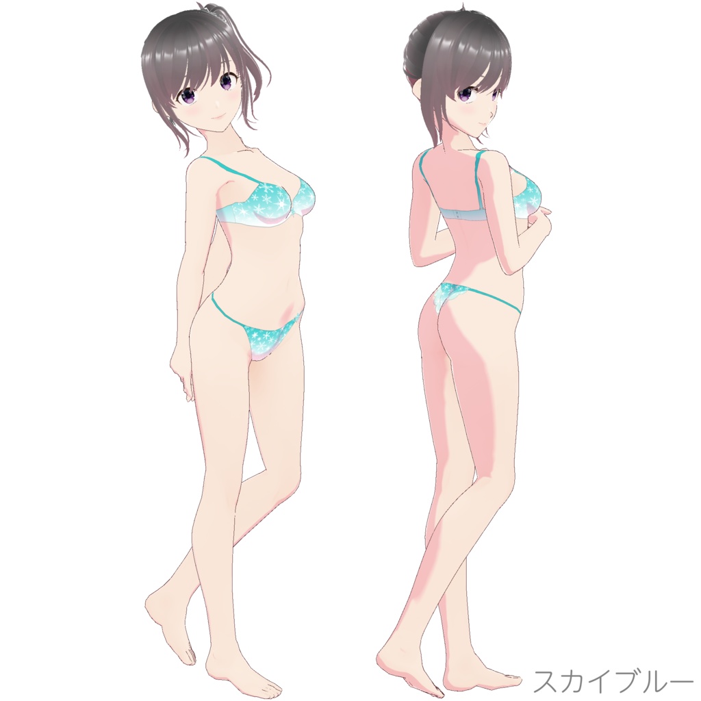 インナー (ブラ&ショーツ nf-1 "Snow")