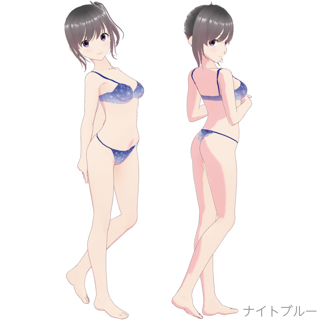 インナー (ブラ&ショーツ nf-1 "Snow")