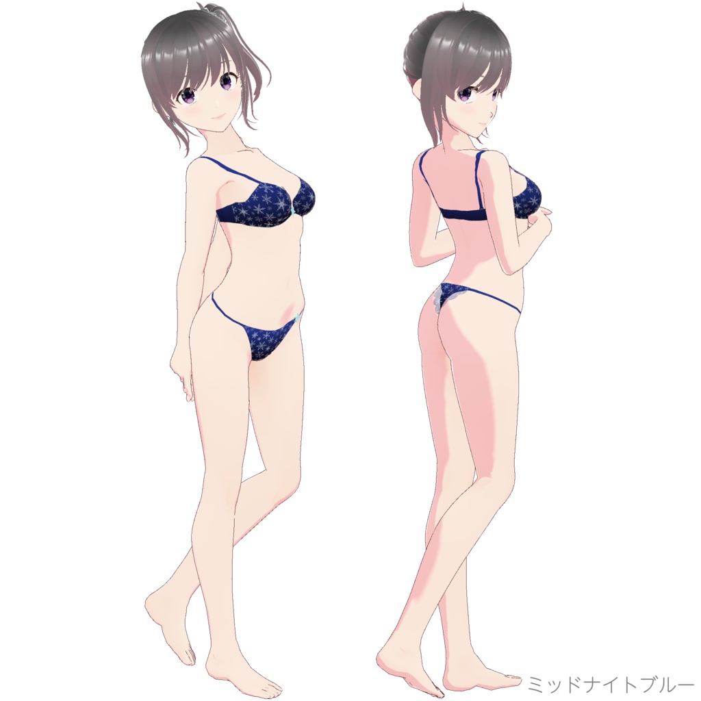 インナー (ブラ&ショーツ nf-1 "Snow")