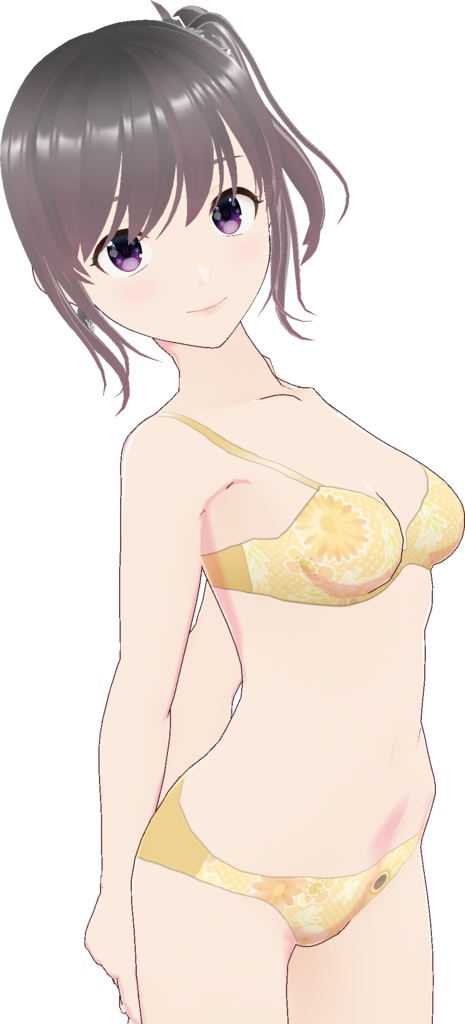 インナー (ブラ&ショーツ nf-2 "Flower")