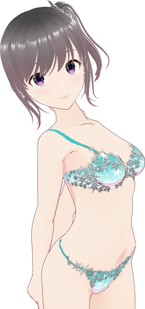 インナー (ブラ&ショーツ nf-1S "Snowflake")