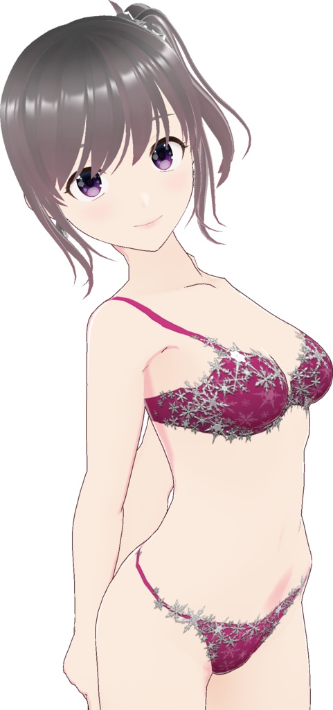 インナー (ブラ&ショーツ nf-1S "Snowflake")