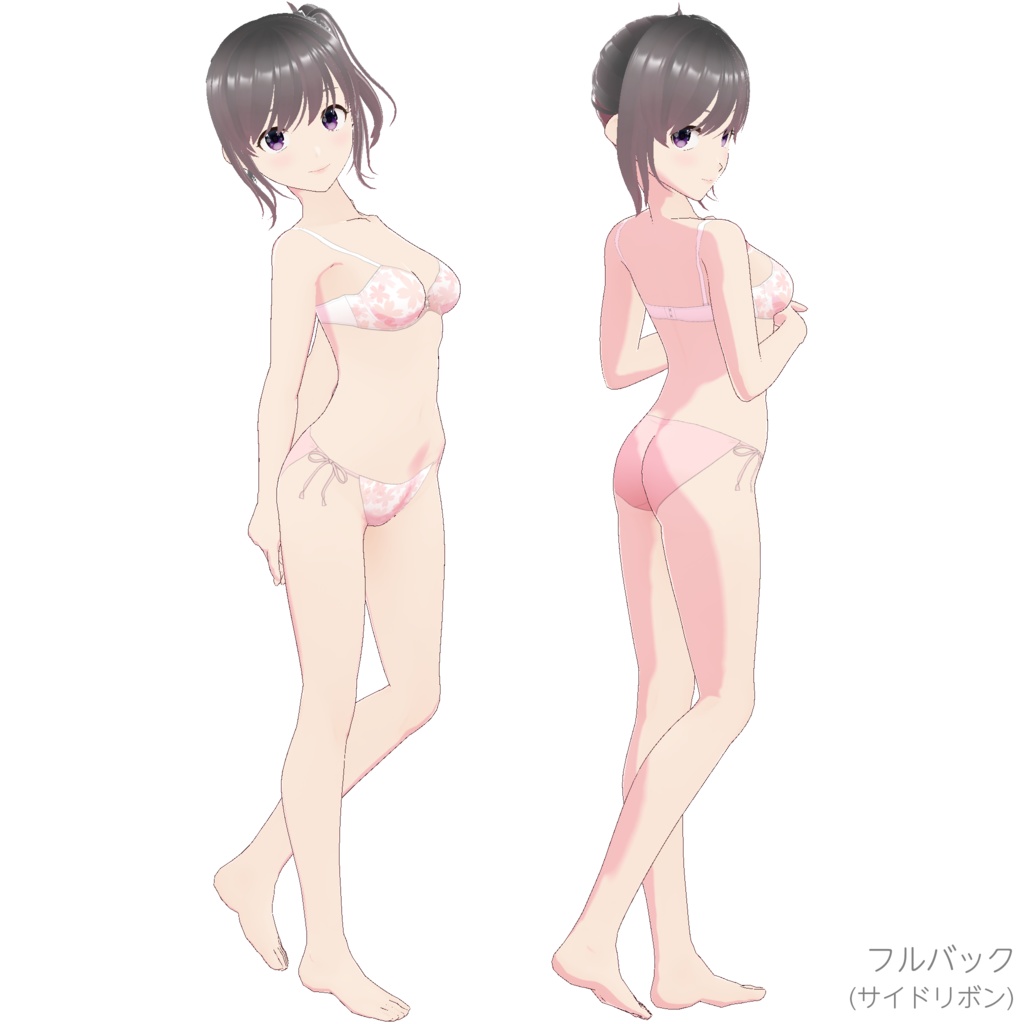 インナー (ブラ&ショーツ nf-4 "Sakura - Cherry Blossom")