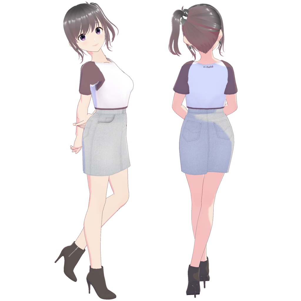 デニムスカート