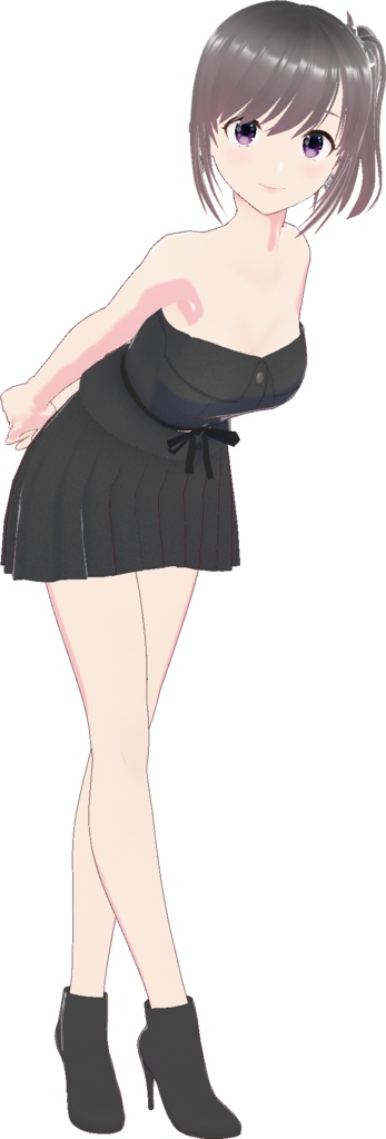 セットアップ (チューブトップ+プリーツスカート)