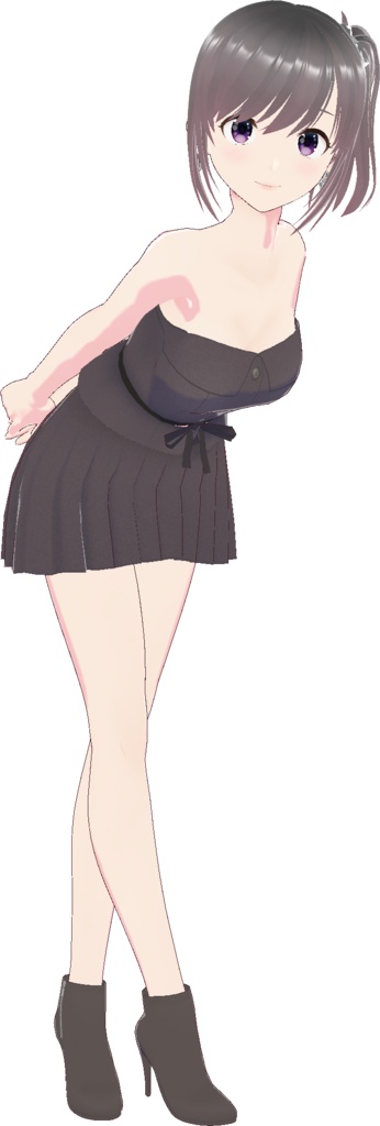 セットアップ (チューブトップ+プリーツスカート)