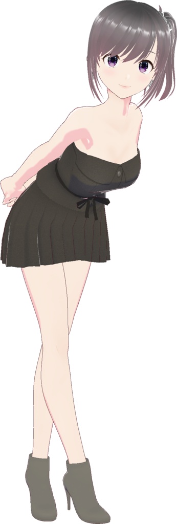 セットアップ (チューブトップ+プリーツスカート)