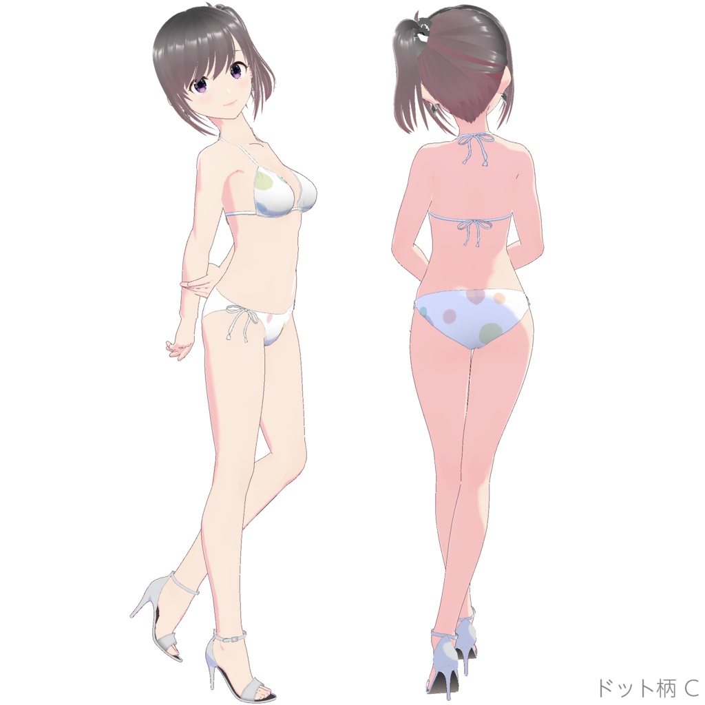 ビキニ - スタンダード Style 2 (ドット柄)