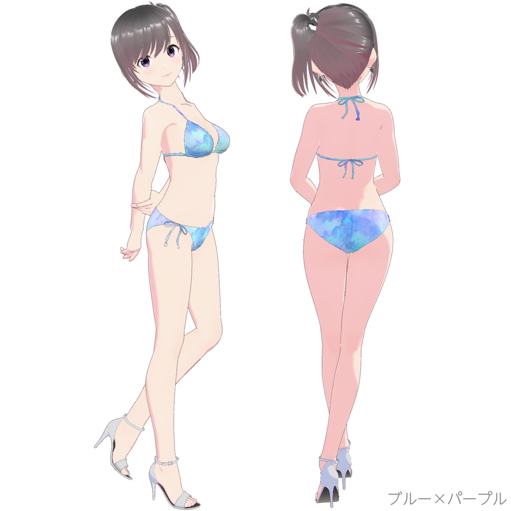 ビキニ - スタンダード Style 2 (水彩柄)