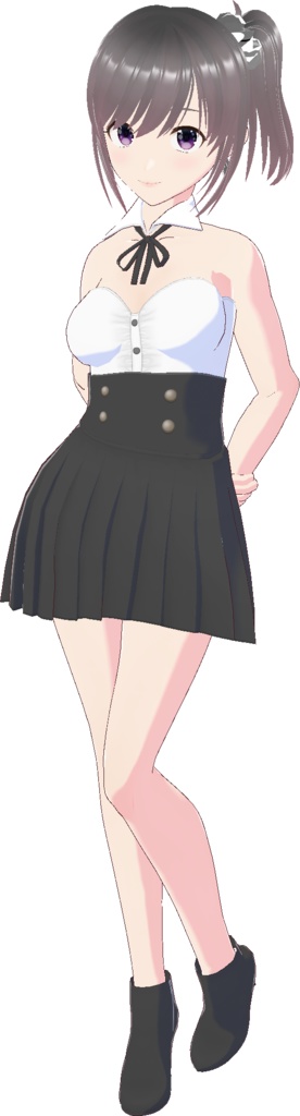 セットアップ (チューブトップ+プリーツスカート 2)