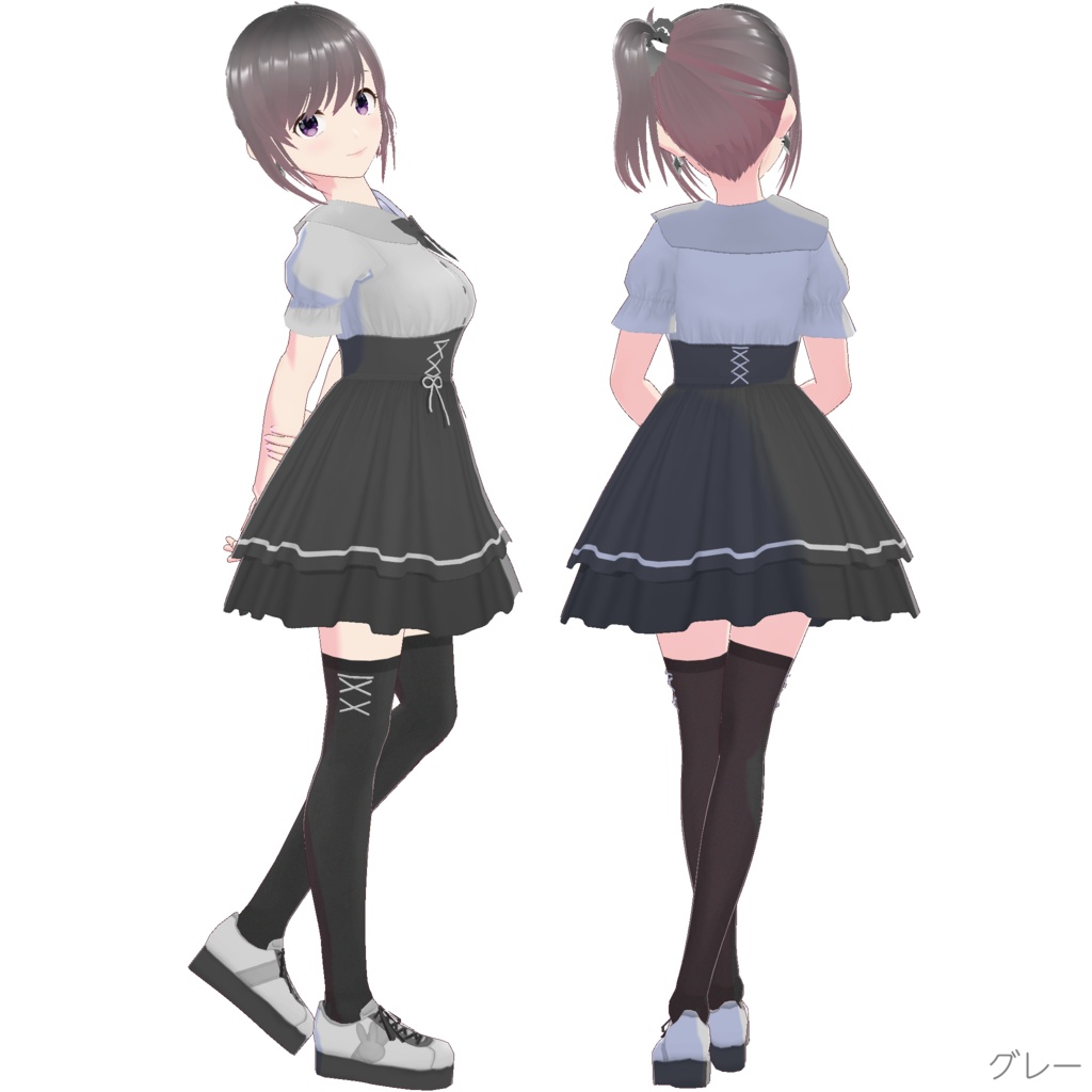 地雷系 (セットアップ / 半袖)