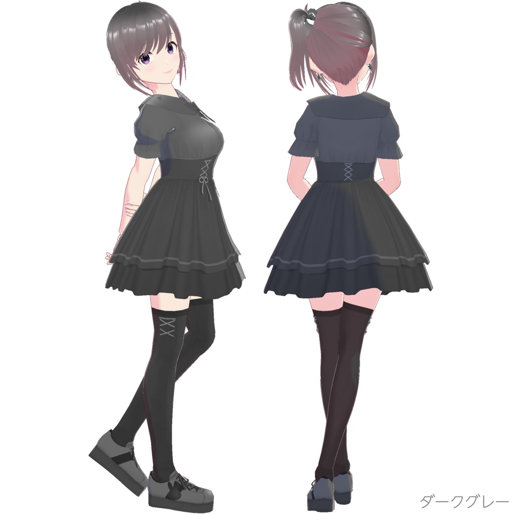 地雷系 (セットアップ / 半袖)