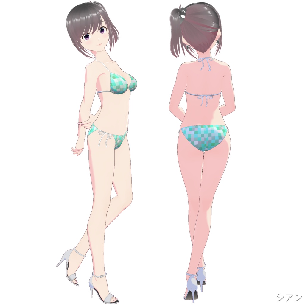 三角ビキニ - スタンダード (ドットモザイク)