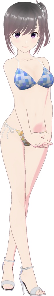 三角ビキニ - スタンダード (ドットモザイク 2Colors)