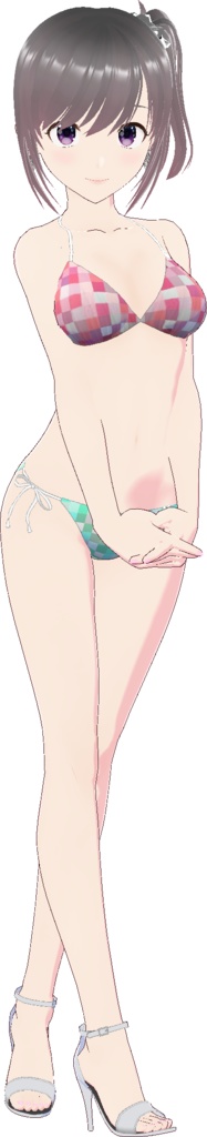 三角ビキニ - スタンダード (ドットモザイク 2Colors)