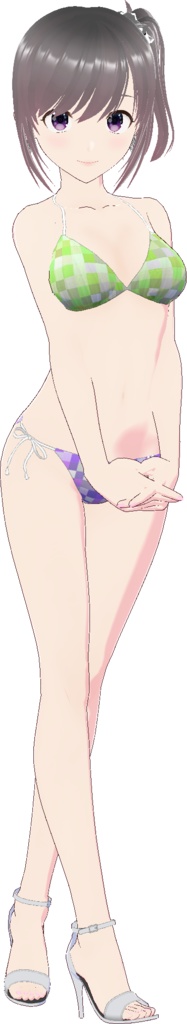 三角ビキニ - スタンダード (ドットモザイク 2Colors)