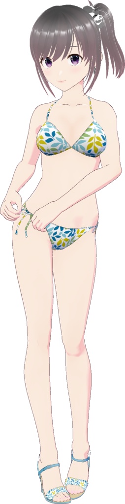 三角ビキニ - スタンダード (ナチュラル柄)