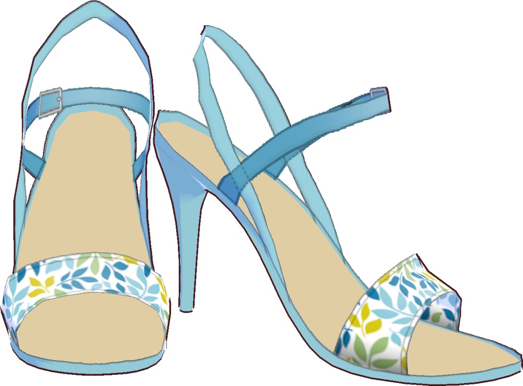 三角ビキニ - スタンダード (ナチュラル柄)