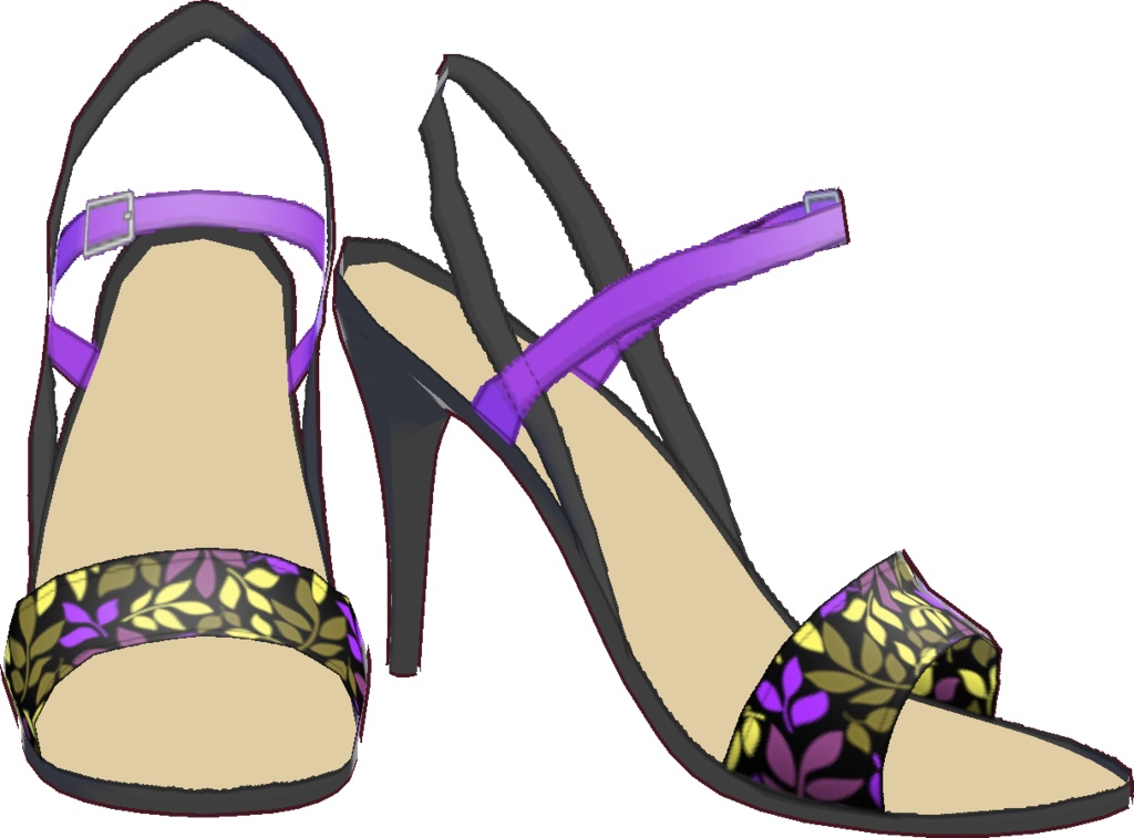 三角ビキニ - スタンダード (ナチュラル柄)