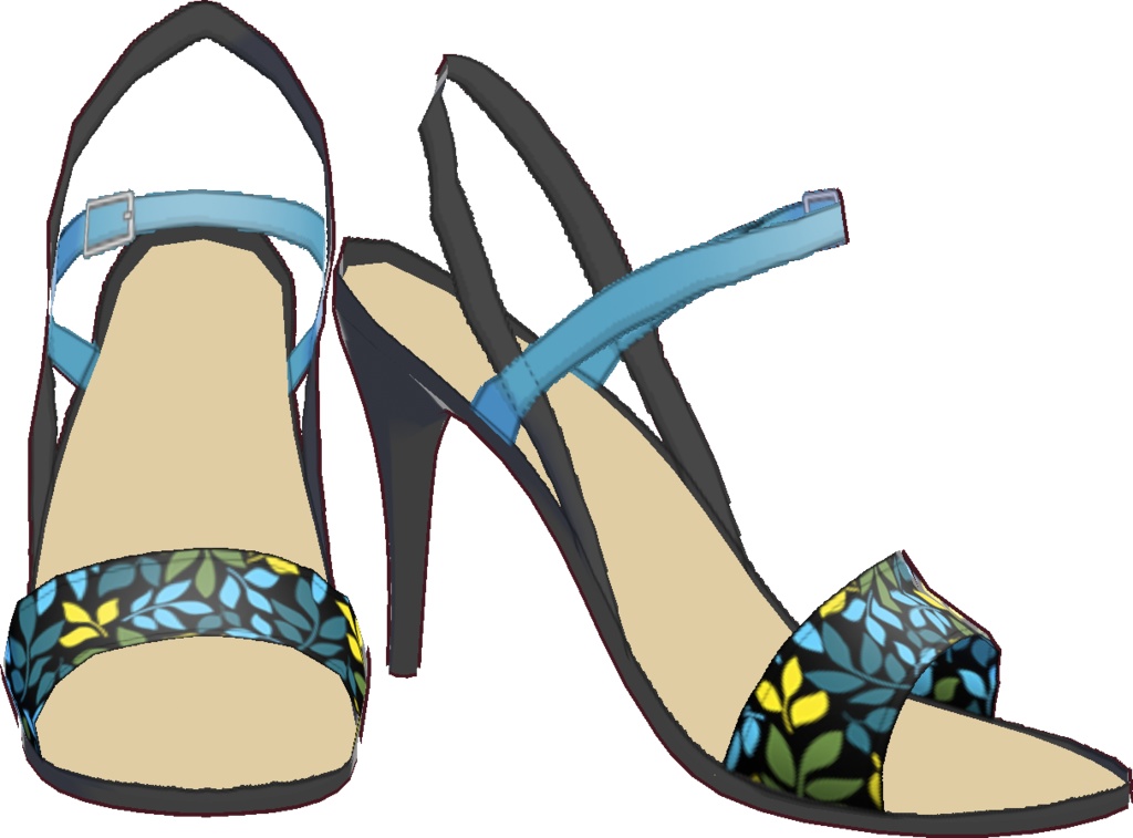 三角ビキニ - スタンダード (ナチュラル柄)