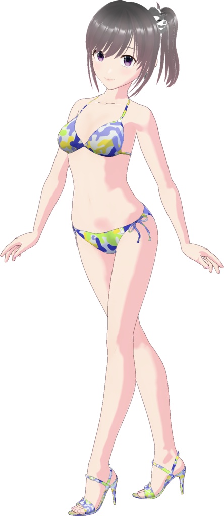 三角ビキニ - スタンダード (迷彩柄)