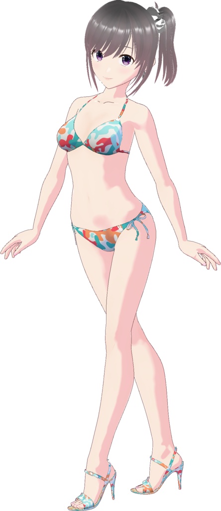 三角ビキニ - スタンダード (迷彩柄)